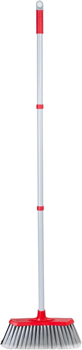 SDSM Indoor Outdoor Broom, Unique Double-Sided Bristles Long Handle Heavy Duty by Unknown