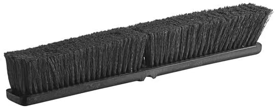 Push Broom Head, 24 Inches Wide, Soft Flagged Bristles - Image 2