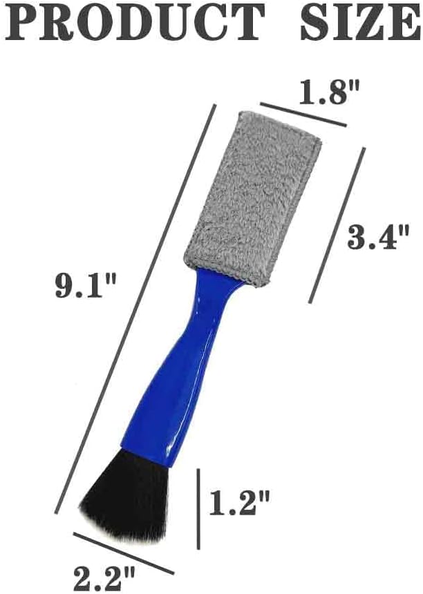 Double-Headed Car Cleaning Brush, Car Detailing Brush - Image 2