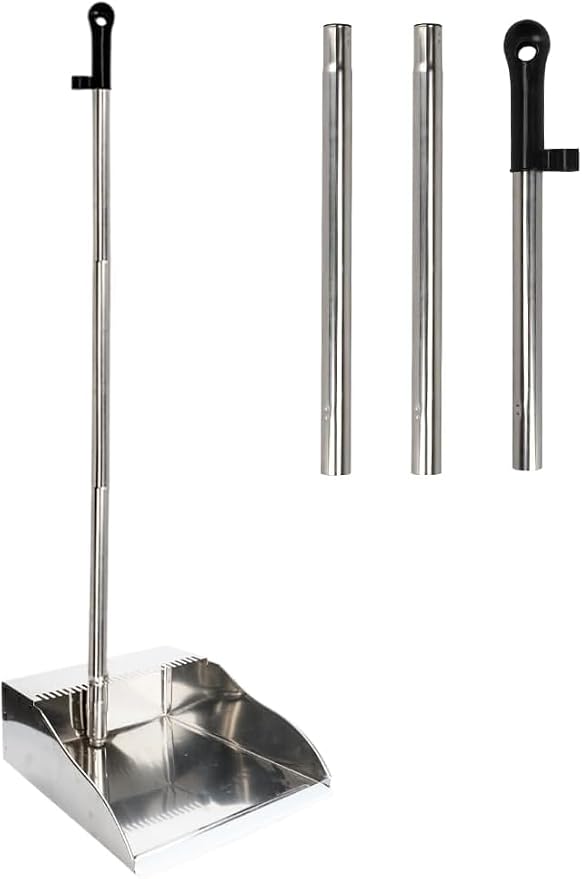 3 Pack Stainless Steel Dustpan Metal Dustpan - Image 9