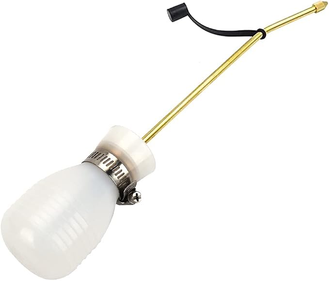Powder Duster, Large Diatomaceous Earth Bulb Duster Applicator by SIFANGTOOL