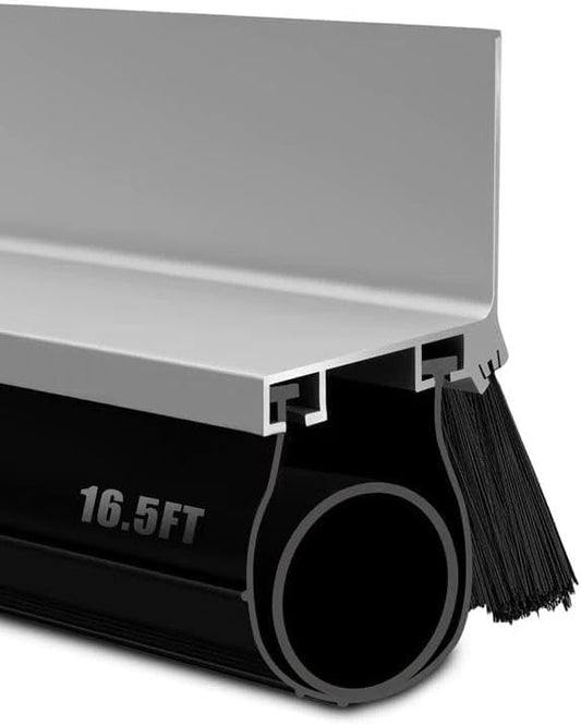 16.5FT Garage Door Seal Kit and Track Retainer Kit by Unknown