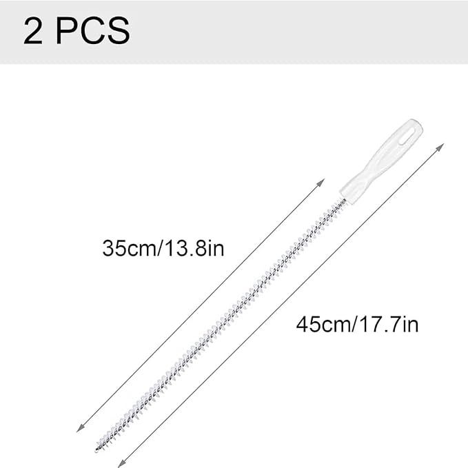 Flexible Drain Cleaner Brush, Bendable Shower Sink Long Pipe Cleaners Hair Clog - Image 2