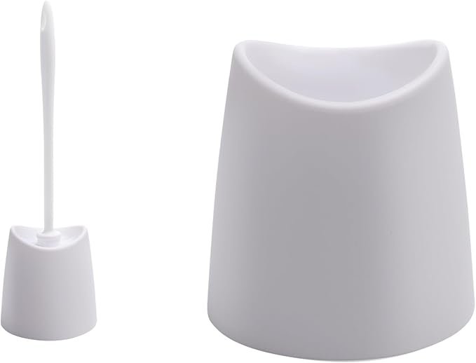 Toilet Brush Holder Only, The Crisp White Toilet Brush Holder is Suitable by Dealsgogo