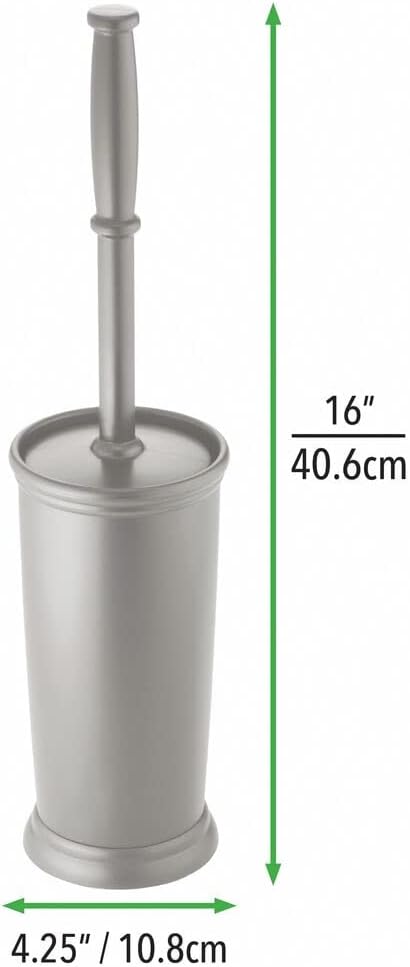 mDesign Toilet Bowl Brush and Holder - Image 4
