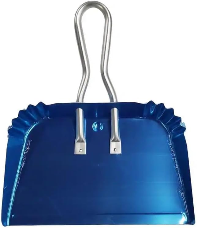 PRO SOURCE Super Scooper Handheld Aluminum Dustpan: 9" Handle - Image 2