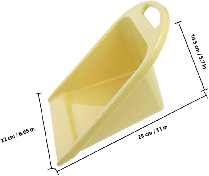 NUOBESTY Small Handheld Dustpan Set 2pcs, Plastic Garbage Scooper Dust Pan - Image 2