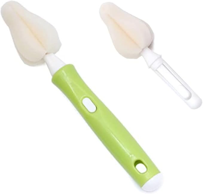 HLLMX 1PCS Baby Bottle Brush The Baby Nipple Brush Cleaning Brush to Replace by Duehut