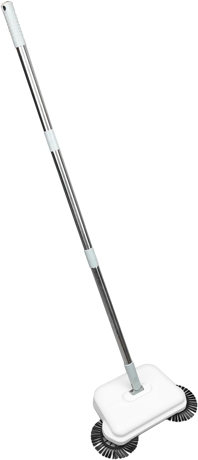 ZJchao Carpet Sweeper, Manual Sweeper Floor Cleaner Sweeping Mopping Machine - Image 7