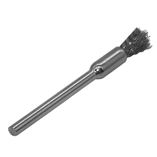 20 pcs Steel Cleaning End Brushes Pen 1/5″ x 1/8″ Wire Brush Rust Paint Removal - Image 4