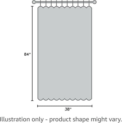 MIULEE White Window Sheer Curtains for Bedroom Living Room Solid Elegant Net Drapes 2 Panels Width 38 x Length 84 Inches