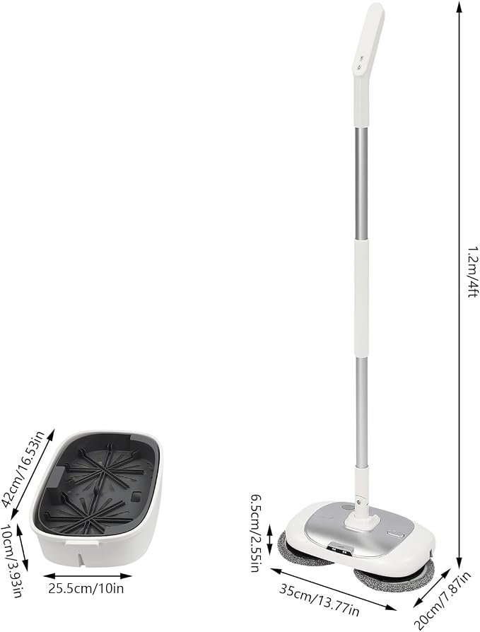 Cordless Electric Floor Cleaner Electric Mop Floor Cleaner Automatic Cleaning - Image 4