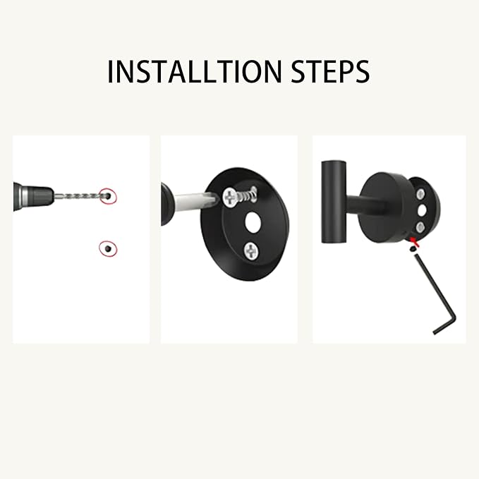 Towel Hooks, SUS 304 Stainless Steel Hooks, Heavy Duty Door Hanger Towel Robe - Image 4