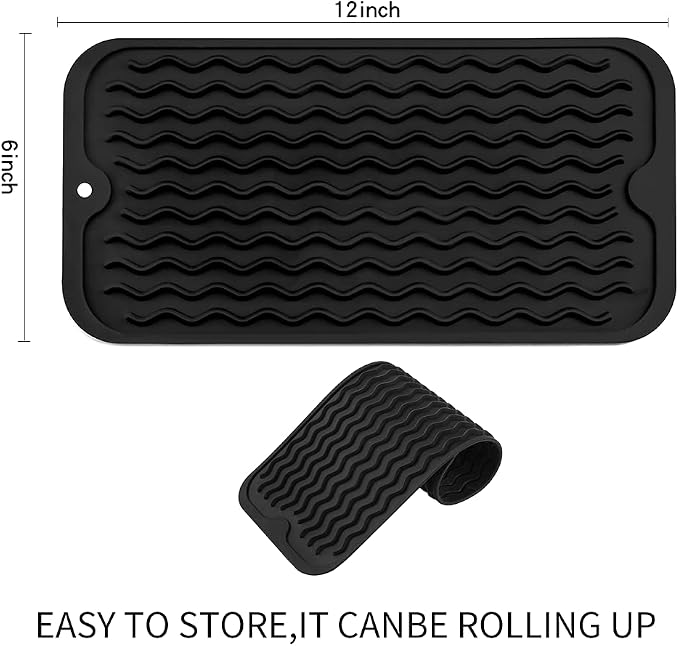 Silicone Dish Drying Mat for Multiple Usage, Easy clean, Eco-friendly, - Image 2