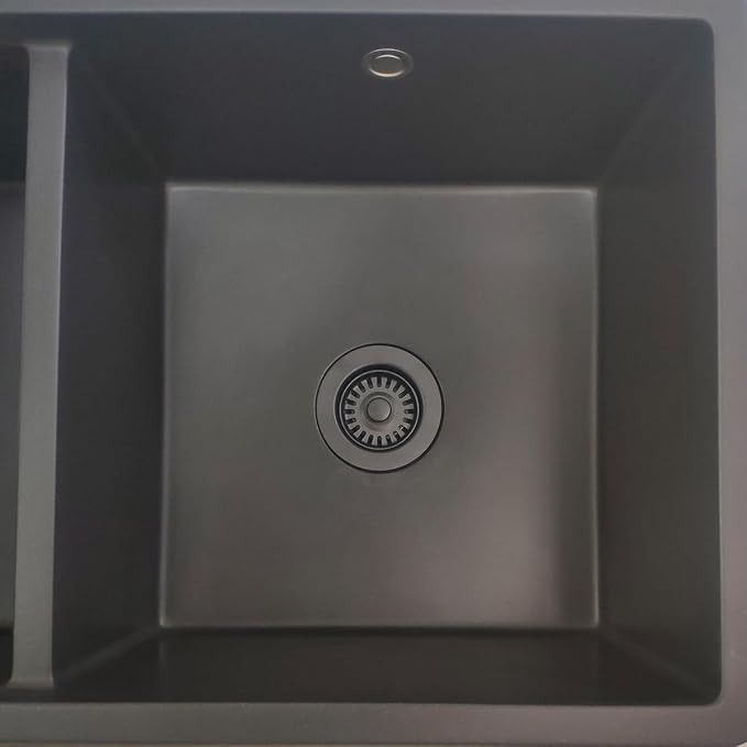 Black Polymer Drain Kitchen Sink Drain Assembly - Image 7