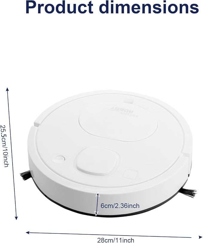Mini Robot Vacuum Cleaner for Pet Hair, 1200Pa Suction - Image 9