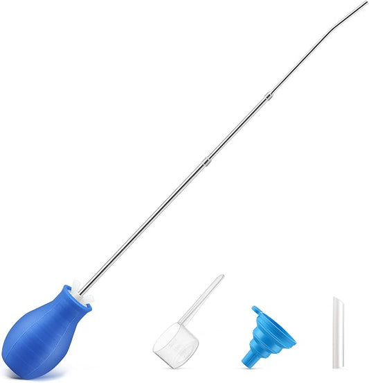 Diatomaceous Earth Powder Duster, Longer 9" to 22" Retractable Garden Powder by Acomfortablehomestartshere