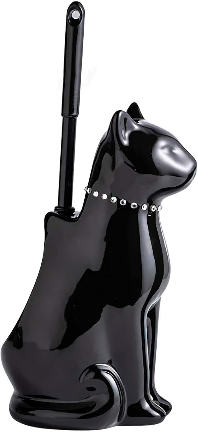 Cat Toilet Brush Holder by Unknown