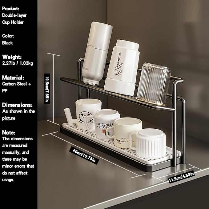 2-Tier Space-Saving Drain Rack - Image 9