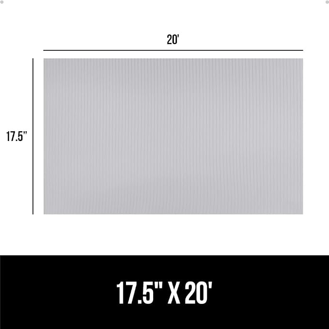 GORILLA GRIP DuraGuard Shelf Liner, 17.5x20 Non-Adhesive Cabinet Liners - Image 8