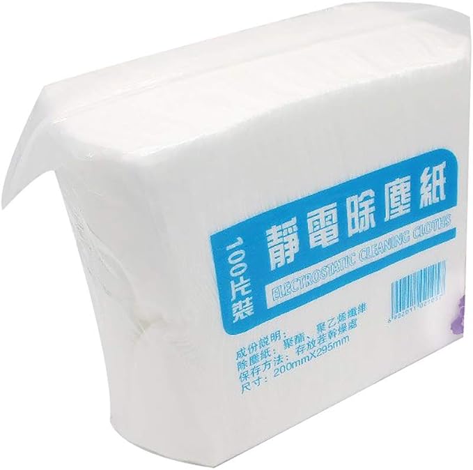 TOPINCN 100Pcs Paper Electrostatic Paper, Mop Paper Easy Sweep Floor Duster by TOPINCN