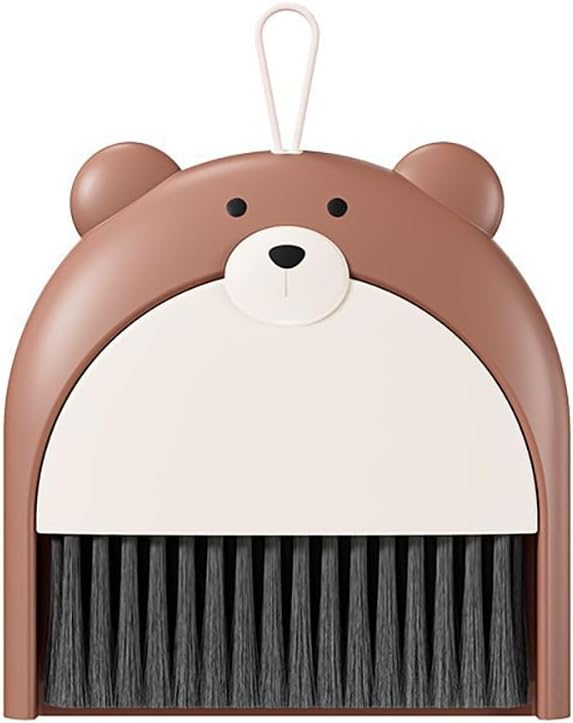 Mini Broom and Dustpan Set Cute Portable Hand Broom and Dustpan Small Dust Pan by Unknown