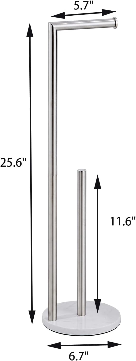Marble Toilet Paper Holder Stand - Image 2