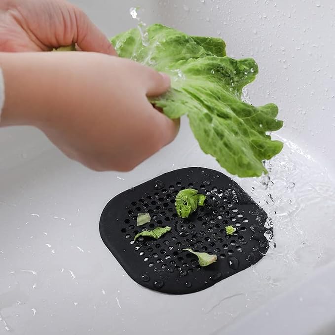 2 Pack Drain Hair Catcher Silicone Drain Protector Hair Stopper - Image 3
