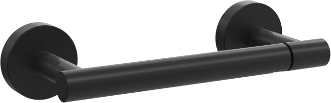 BVL Toilet Paper Holder Matte Black Wall Mount Stainless Steel 304 Large Mega by BVLBath