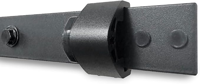 Homacer Sliding Barn Door Hardware Black Carbon Steel Door Stopper - Image 3