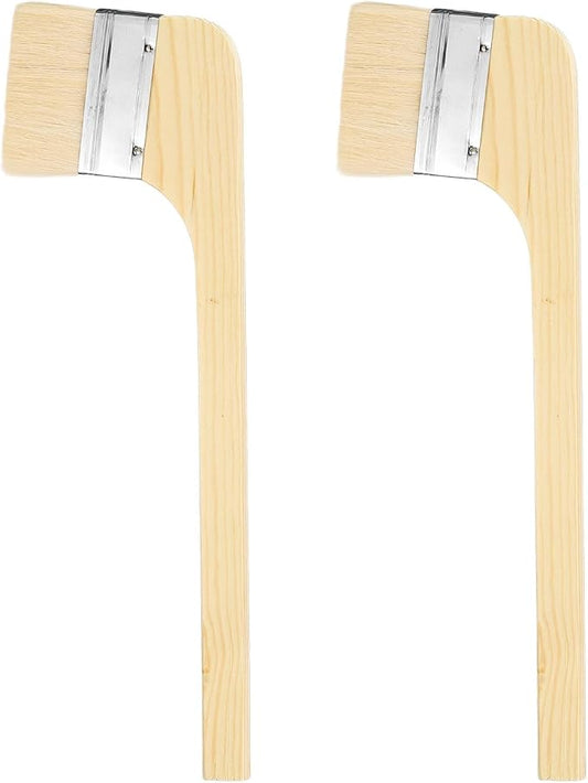 HARFINGTON Paint Brush 2Pcs 3" Brush Width Soft Wool Variety Angled Bend by HARFINGTON