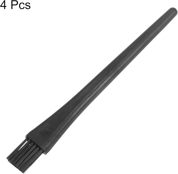 uxcell 4 Pcs Antistatic ESD Brush Portable Plastic Handle Nylon Lab Cleaning - Image 3