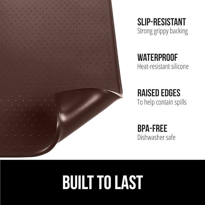 GORILLA GRIP Silicone Coffee Mat, Espresso Machine Bar Accessories, Keep - Image 2