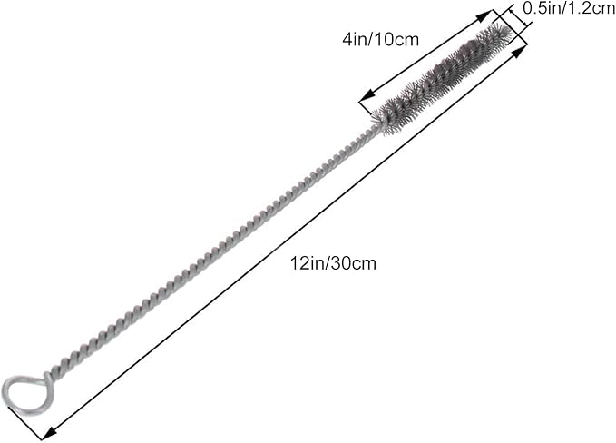 Utoolmart Wire Tube Brushes, Stainless Steel Spiral Power Bottle Brush - Image 2