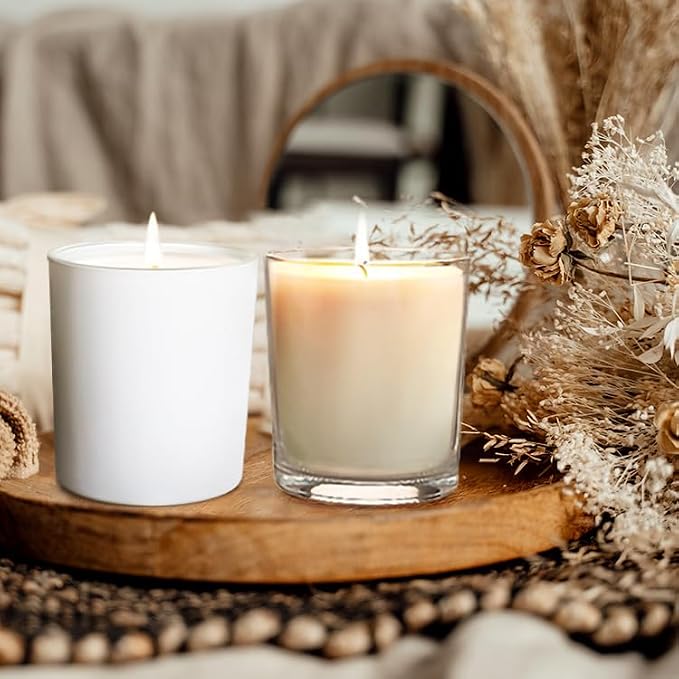 14 OZ Thick Candle Jars for Making Candles 12 Pcs, 3 Wick Empty Jars - Image 5