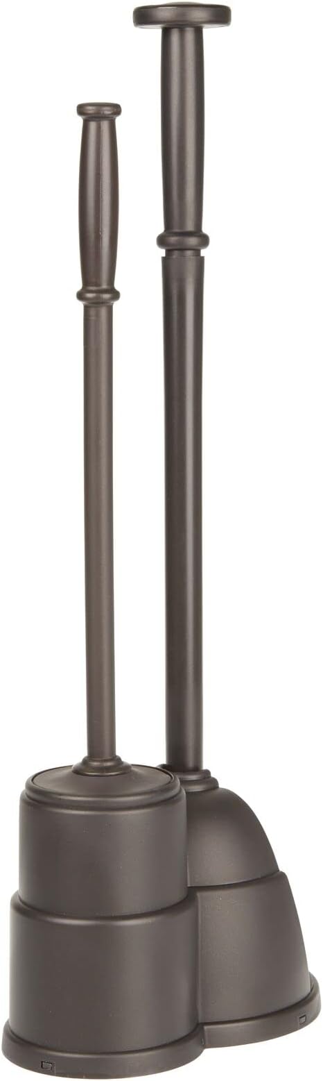 mDesign Plunger and Brush Set for Toilet Bowl - Image 7