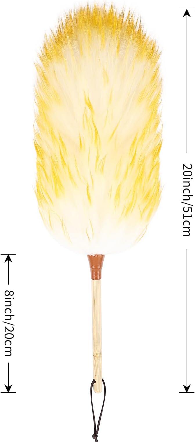 Wool Duster 20 inch Soft Natural Feather Dusters - Image 2