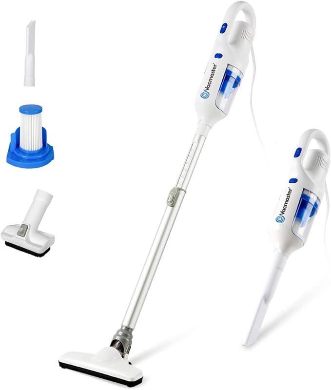 Vacmaster Corded Stick Vacuum Cleaner 2 in 1 Ultra-Lightweight 14Kpa Power by Vacmaster
