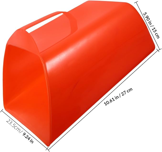 Handheld Dustpan with Handle, Small Plastic Dustpan - Image 2