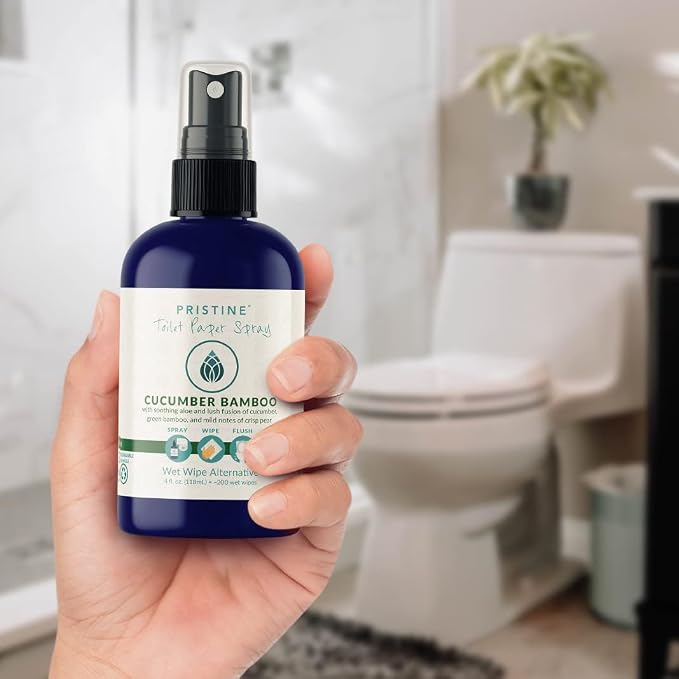 PRISTINE Toilet Paper Spray, As Seen on Shark Tank, More Natural Personal - Image 5