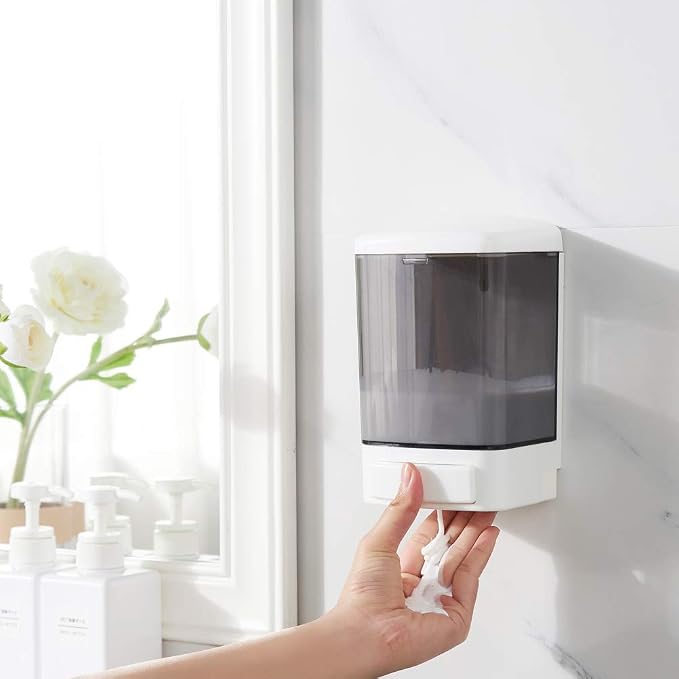Evhome Manual Soap Dispenser Kitchen Bathroom Wall Mounted Commercial Soap - Image 4
