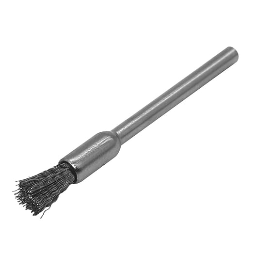 20 pcs Steel Cleaning End Brushes Pen 1/5″ x 1/8″ Wire Brush Rust Paint Removal - Image 3