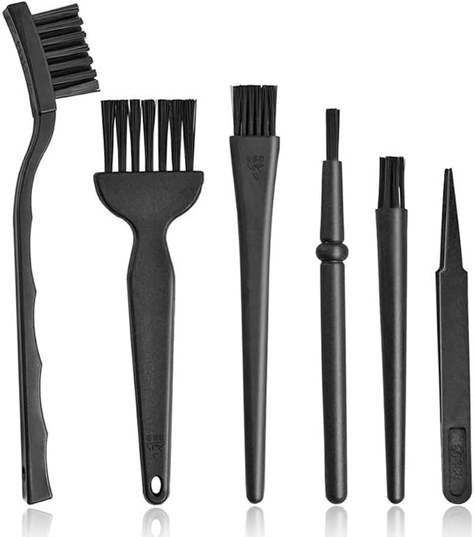 Keyboard Brush, 6 in 1 Multi-Purpose Portable Plastic Handle Nylon Anti Static by Unknown