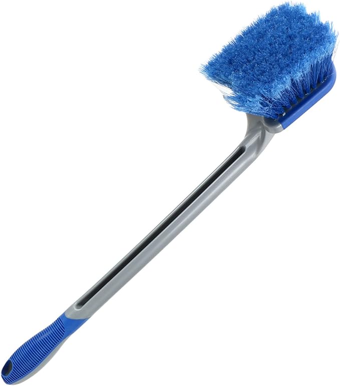 Car Tire Cleaning Brush Long Handle Wheel Brush Exhaust Pipe Cleaning Brush - Image 7