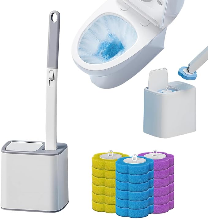 Disposable Toilet Brush, 2026 New Toilet Brush Holder, Compact Wall Mounted by anykill