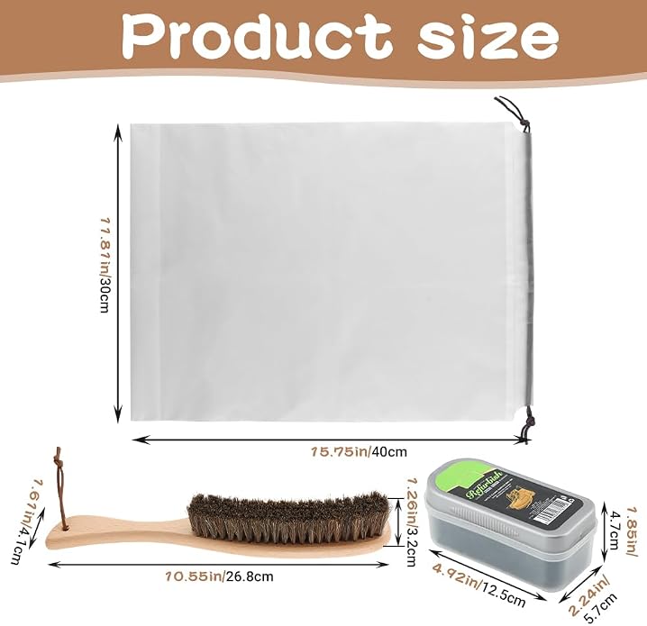 4-Pcs Felt Hat Cleaning Kit, Professional Cowboy Hat Care Kit Brush Cleaning Kit - Image 2