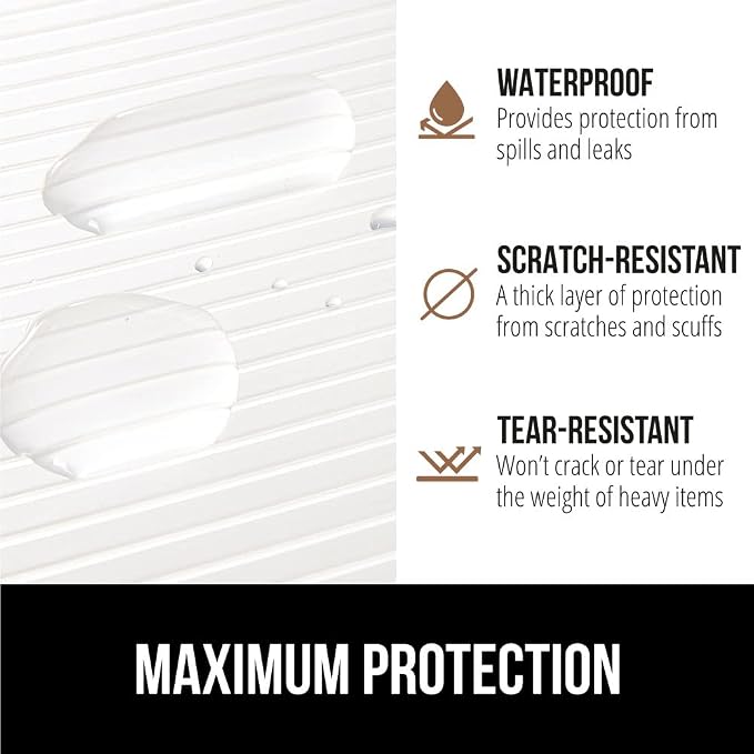 GORILLA GRIP DuraGuard Shelf Liner, 24x30 Non-Adhesive Cabinet Liners - Image 4