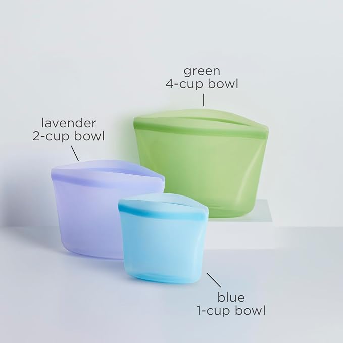 Stasher Premium Silicone Reusable Food Storage Bags, Lunch Bag, Travel - Image 2