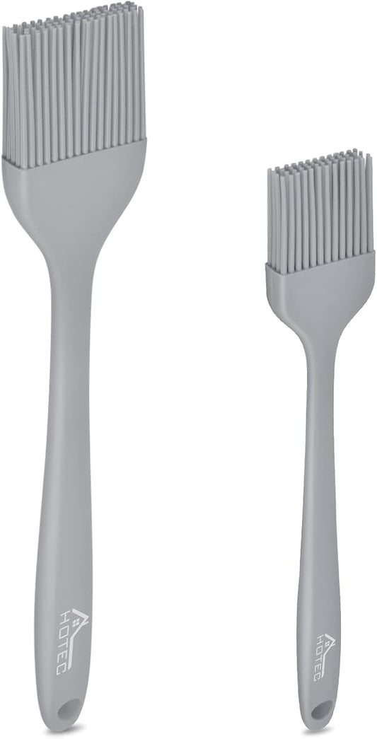 HOTEC Basting Brushes Silicone Heat Resistant Pastry Brushes Spread Oil Butter by Hotec