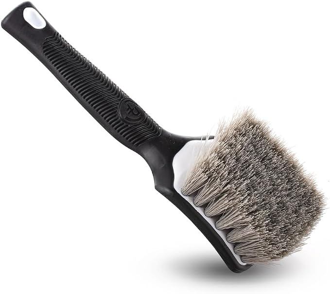 Detail Factory - ProGrip Tire Brush - Ergonomic ProGrip Handle, Stiff Synthetic - Image 2